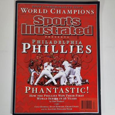 LOT 81: Philadelphia Phillies Steve "Lefty" Carlton HOF Autograph and Greg Luzinksi Autograph on 2009 Yearbook Magazine and More