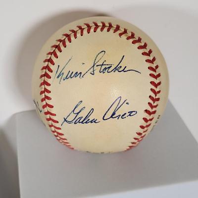 LOT 82: Multiple Philadelphia Phillies Autographs Featuring Mitch Williams, Kevin Stocker and Charlie Hayes on Trading Cards, Baseballs...