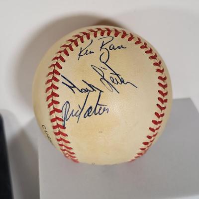 LOT 82: Multiple Philadelphia Phillies Autographs Featuring Mitch Williams, Kevin Stocker and Charlie Hayes on Trading Cards, Baseballs...