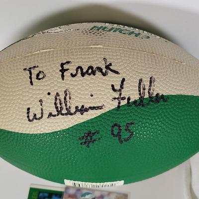 LOT 85: Multiple Philadelphia Eagles Memorabilia Including Vintage Shirts and Autographs Featuring William Fuller, Ricky Watters and...