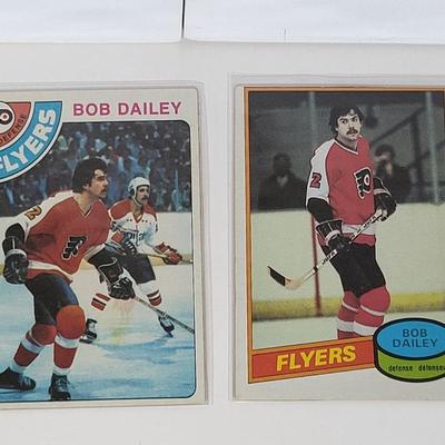 LOT 89: NHL Autograph Memorabilia Featuring Bob Dailey from the Philadelphia Flyers and Vancouver Canucks