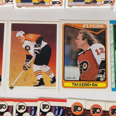 LOT 90: Many Autographed Memorabilia Items of Philadelphia Flyers Player Tim Kerr