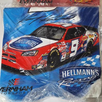 LOT 97: Nascar Memorabilia Lot Featuring Sponsor Hats, Dale Earnhardt Jr Toy Car 1:64 Replica and More