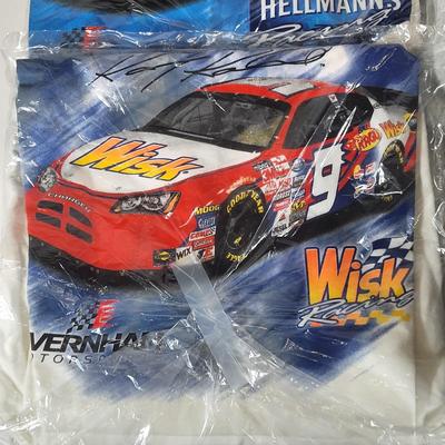 LOT 97: Nascar Memorabilia Lot Featuring Sponsor Hats, Dale Earnhardt Jr Toy Car 1:64 Replica and More