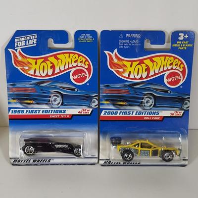 LOT 98: Eight Vintage Hot Wheels Lot Including First Edition Releases from 1998-2000