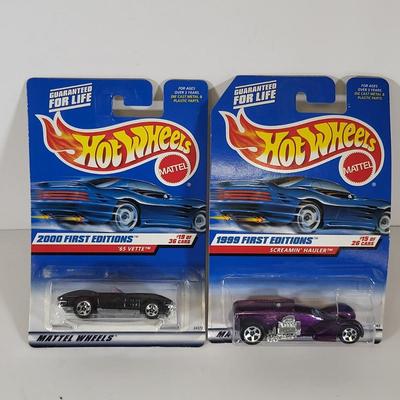 LOT 98: Eight Vintage Hot Wheels Lot Including First Edition Releases from 1998-2000