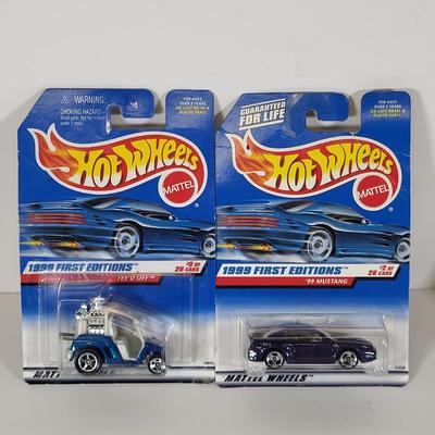 LOT 98: Eight Vintage Hot Wheels Lot Including First Edition Releases from 1998-2000