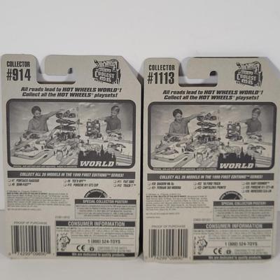 LOT 98: Eight Vintage Hot Wheels Lot Including First Edition Releases from 1998-2000