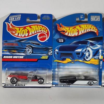 LOT 99: Seven Vintage Hot Wheels Lot Featuring 56' Ford Truck, Porsche 959 and More