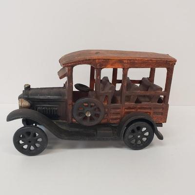 LOT 101: Cast Iron Taxi Cab Toy Car