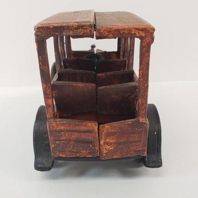 LOT 101: Cast Iron Taxi Cab Toy Car
