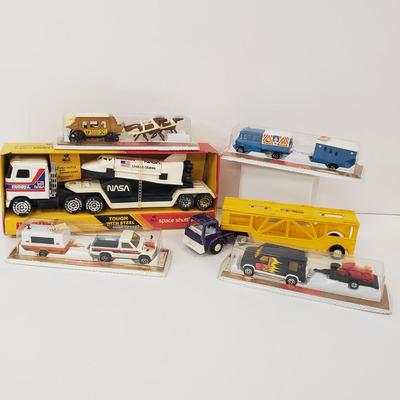 LOT 104: Vintage Toy Trucks & Cars; Buddy L, Tootsie Toy & More