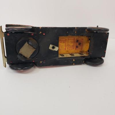 LOT 105: Vintage TM Toys Tin Litho Fire Trucks