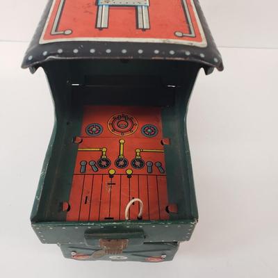 LOT 106: Vintage Western Train Tin Litho Toys Need Repair