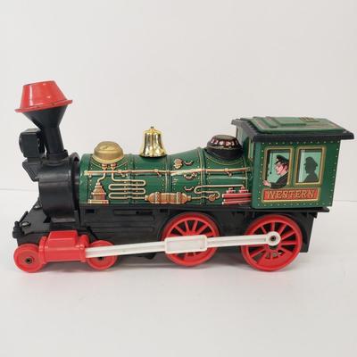 LOT 106: Vintage Western Train Tin Litho Toys Need Repair