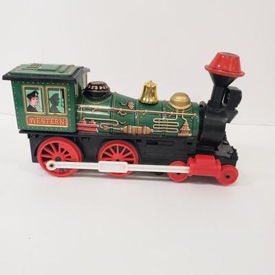 LOT 106: Vintage Western Train Tin Litho Toys Need Repair