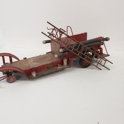 LOT 109: Vintage Fire Truck Toy Parts/Repair