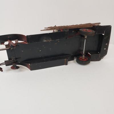 LOT 109: Vintage Fire Truck Toy Parts/Repair