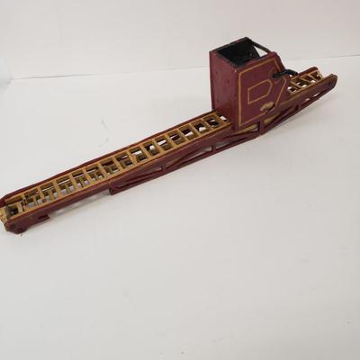 LOT 109: Vintage Fire Truck Toy Parts/Repair