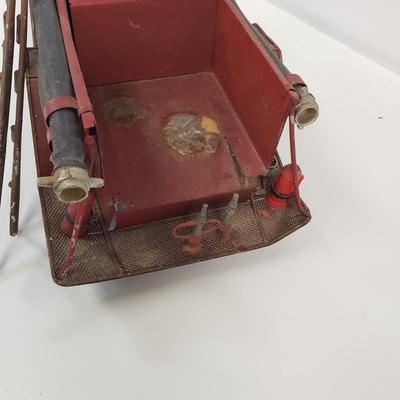 LOT 109: Vintage Fire Truck Toy Parts/Repair