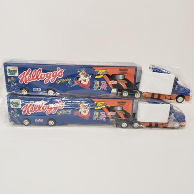 LOT 111: Collection of Kellogg's Cereal Box Toy Cars & Trucks