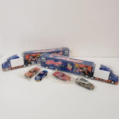 LOT 111: Collection of Kellogg's Cereal Box Toy Cars & Trucks