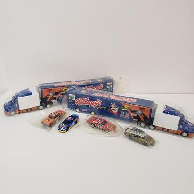 LOT 111: Collection of Kellogg's Cereal Box Toy Cars & Trucks