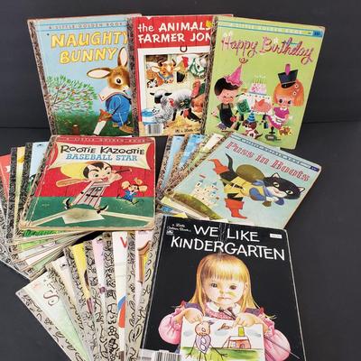LOT 116: Vintage Golden Book Collection Eloise Wilkin & More