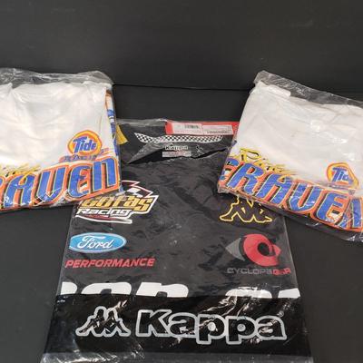 LOT 117: Vintage Nascar Tshirt Collection, Most New in Package
