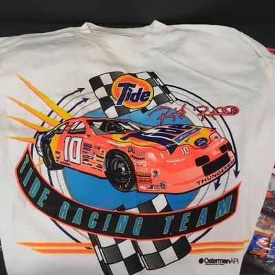 LOT 117: Vintage Nascar Tshirt Collection, Most New in Package