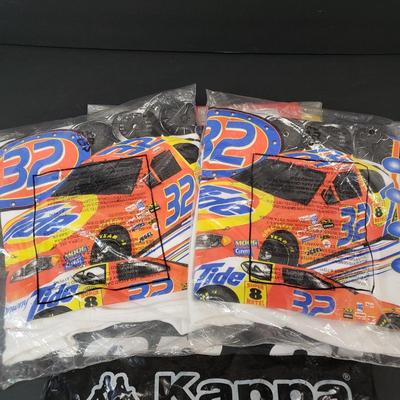 LOT 117: Vintage Nascar Tshirt Collection, Most New in Package