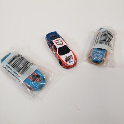 LOT 118: Huge Nascar Collection; Tshirts, Hats, Toy Cars, Flag & More