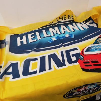 LOT 118: Huge Nascar Collection; Tshirts, Hats, Toy Cars, Flag & More