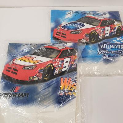 LOT 119: Nascar Tshirt Collection with Autographed Racing Shirt