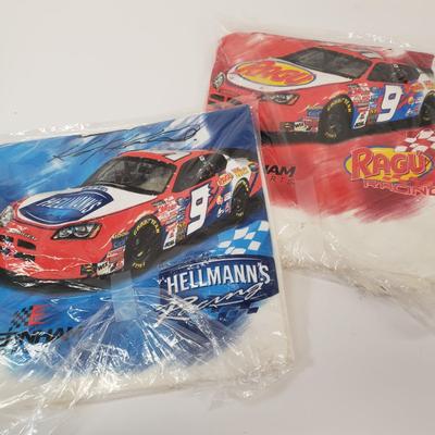 LOT 119: Nascar Tshirt Collection with Autographed Racing Shirt