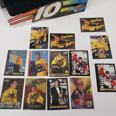 LOT 120: Limited Edition Pontiac Grand Prix with Autographed Cards by Johnny Benson