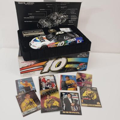 LOT 120: Limited Edition Pontiac Grand Prix with Autographed Cards by Johnny Benson