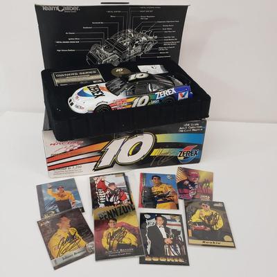 LOT 120: Limited Edition Pontiac Grand Prix with Autographed Cards by Johnny Benson
