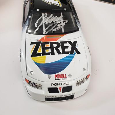 LOT 120: Limited Edition Pontiac Grand Prix with Autographed Cards by Johnny Benson