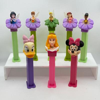 LOT 125: Disney Pez Dispensers: Fairies, Daisy, Minnie & Aurora