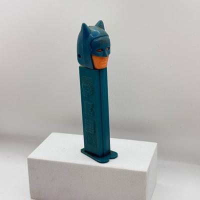 LOT 127: Super Hero Pez Dispensers: Vintage Spiderman, Batman & Wonder Woman