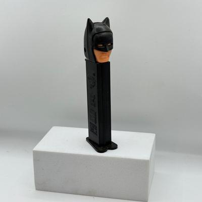 LOT 127: Super Hero Pez Dispensers: Vintage Spiderman, Batman & Wonder Woman