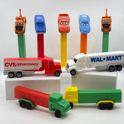 LOT 131: Disney Pixar Cars & Truck Pez Dispensers: CVS & Walmart