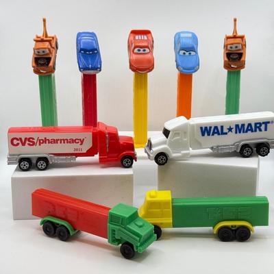 LOT 131: Disney Pixar Cars & Truck Pez Dispensers: CVS & Walmart