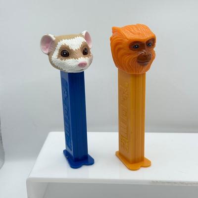 LOT 132: Pez Dispenser Collection: Funny Fruit, Bugs, Worm & More