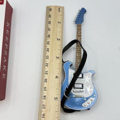 LOT 139: 2018 Hallmark Keepsake Magic Guitar in Box: Free Bird