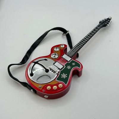 LOT 138: 2009 Hallmark Keepsake Magic Guitar Ornament in Box: Jingle Bell Rock