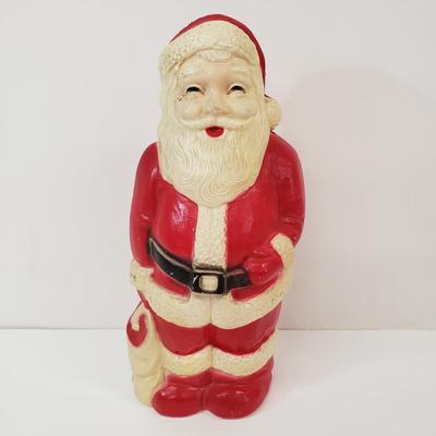 LOT 142: Empire Blowmold Reindeer with Santa Blowmold & Mask