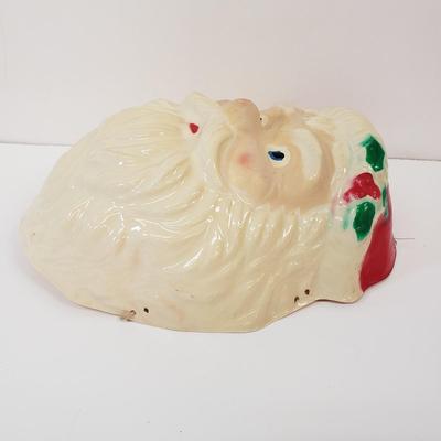 LOT 142: Empire Blowmold Reindeer with Santa Blowmold & Mask