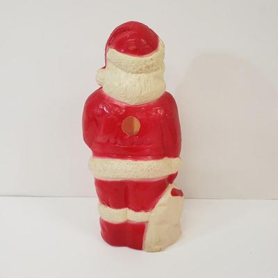 LOT 142: Empire Blowmold Reindeer with Santa Blowmold & Mask